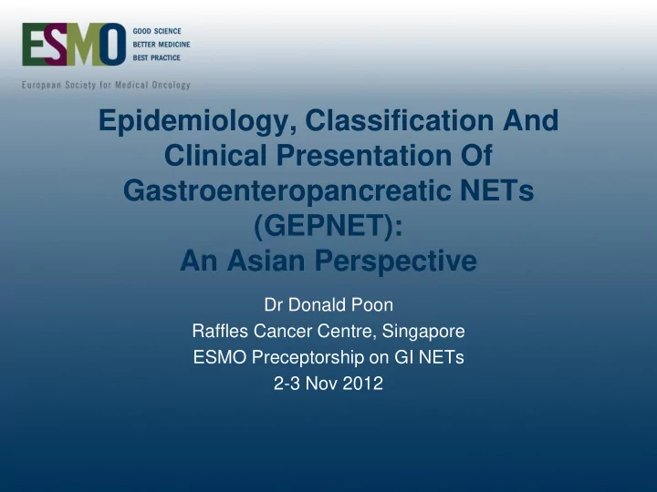 clinical presentation of