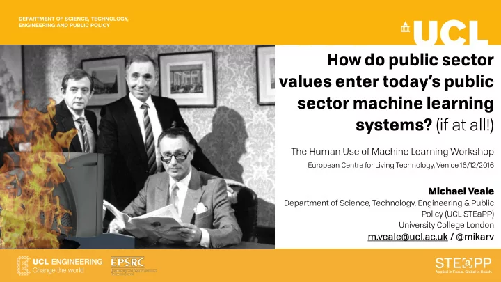 how do public sector values enter today s public sector