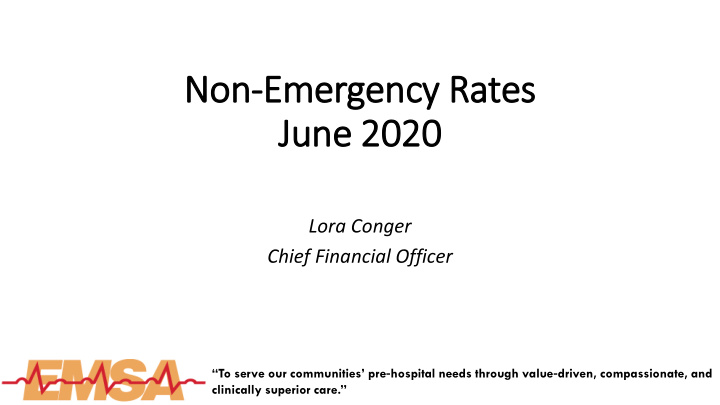 no non eme mergency rates jun une 202 2020