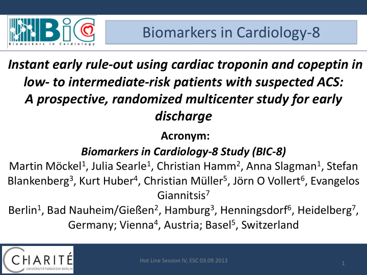 biomarkers in cardiology 8