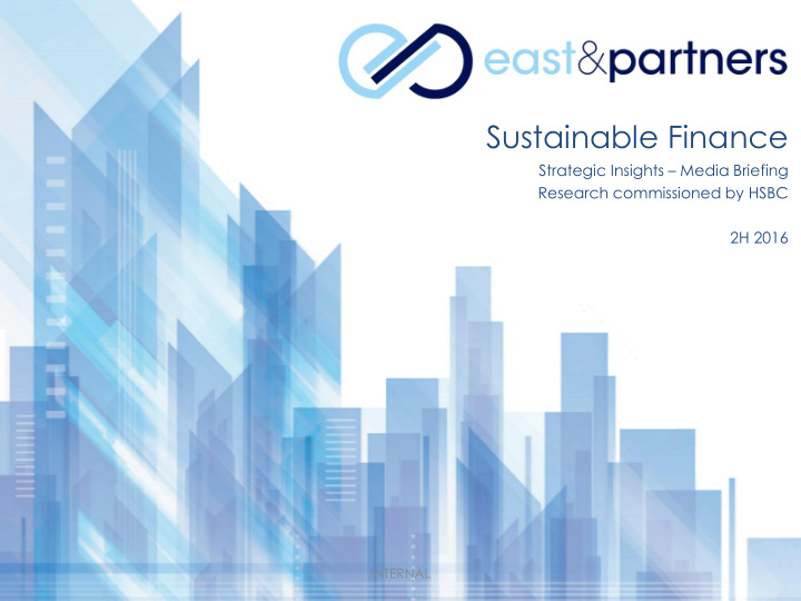 sustainable finance