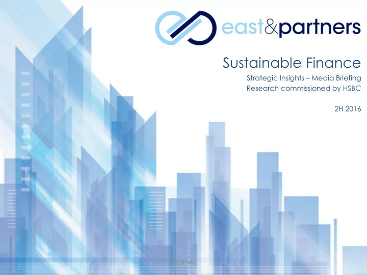 sustainable finance