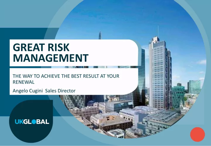 great risk management