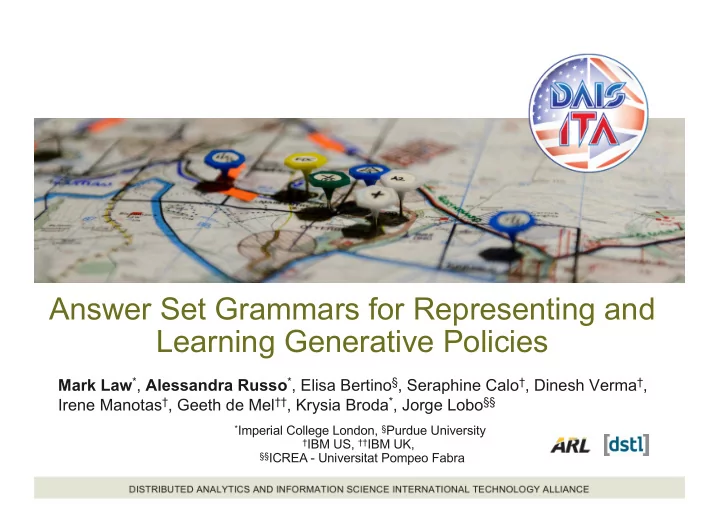 answer set grammars for representing and learning