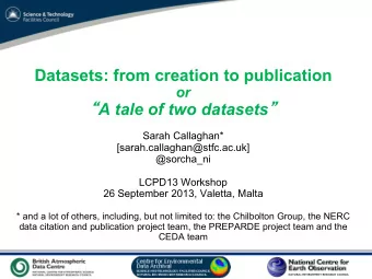 VO Sandpit, November 2009  Are you sitting comfortably?  VO Sandpit, November 2009  Creating data: