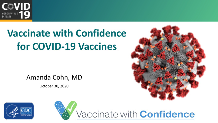 vaccinate with confidence for covid 19 vaccines