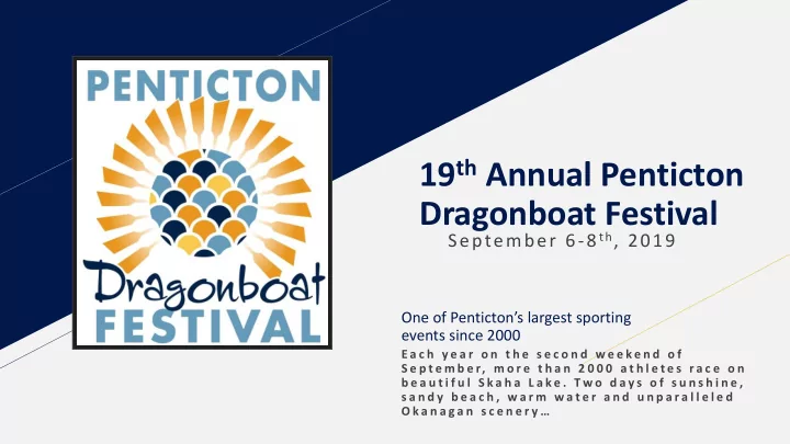19 th annual penticton