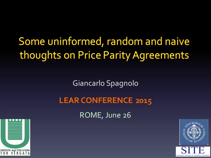 lear conference 2015