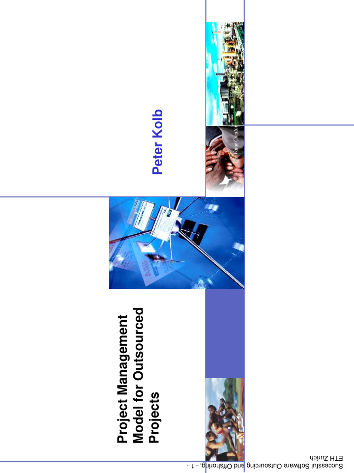 peter kolb model for outsourced project management