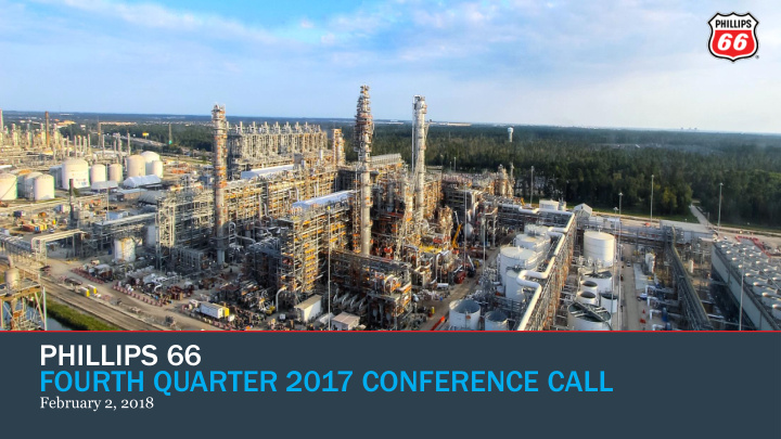 fourth quarter 2017 conference call