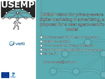 scientists on User Privacy  Develop tools &amp; frameworks that help end-users  understand what