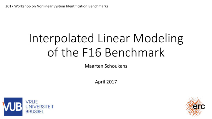 interpolated linear modeling