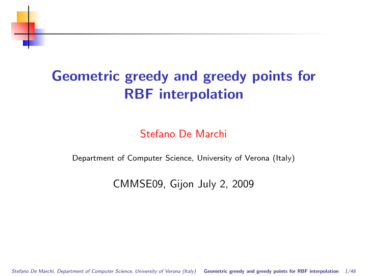 geometric greedy and greedy points for rbf interpolation
