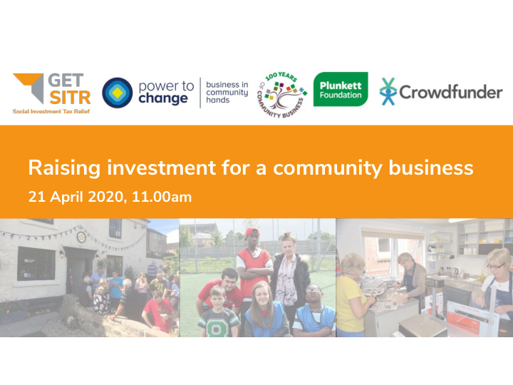 raising investment for a community business