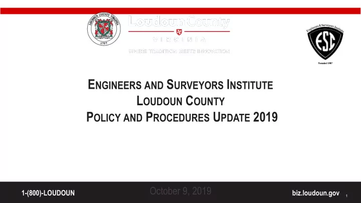 a loudoun county project