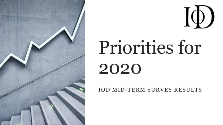 priorities for 2020