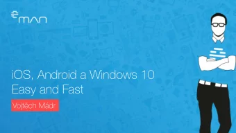 iOS, Android a Windows 10  Easy and Fast Vojt  ch Mdr  Is Xamarin Native? Try Sunshine!