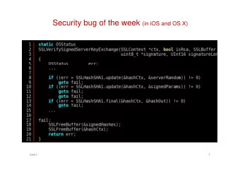 y  g  sws1  1  Attacking the stack  Thanks to SysSec and Int. Secure Systems Labs  at Vienna
