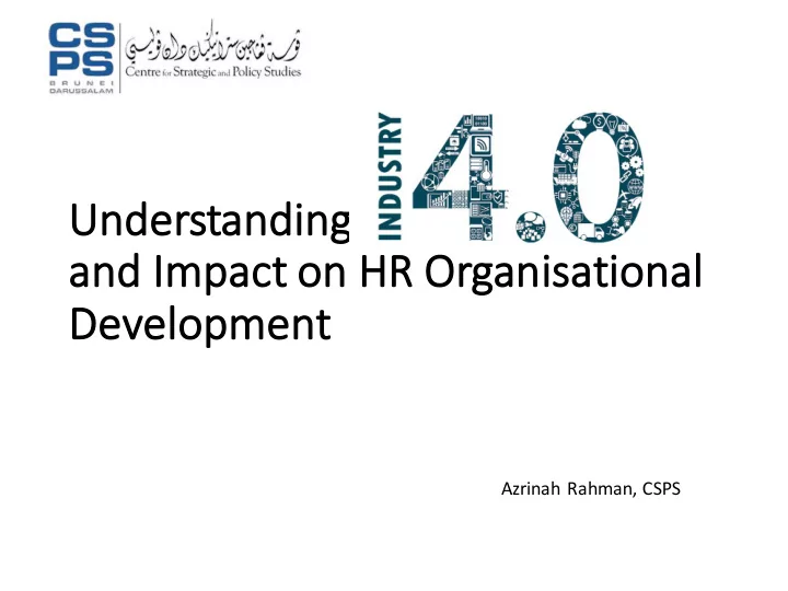 un understanding an and im impac act on hr organ anis