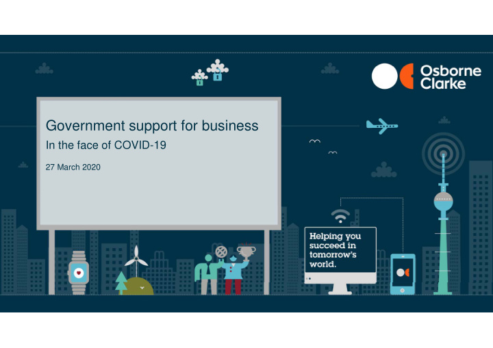 government support for business