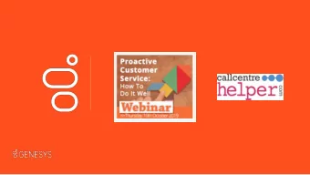 Proactive Customer Service  How to do it Well  1  Gather the facts  1  2  1  Think about your