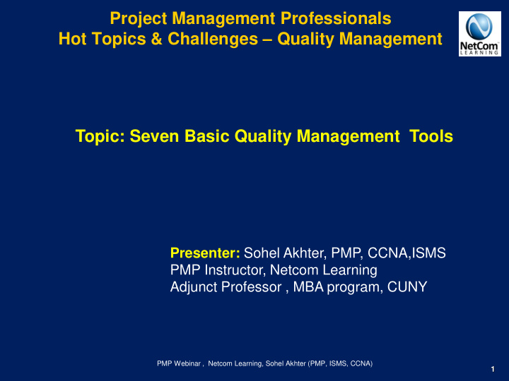 project management professionals hot topics challenges