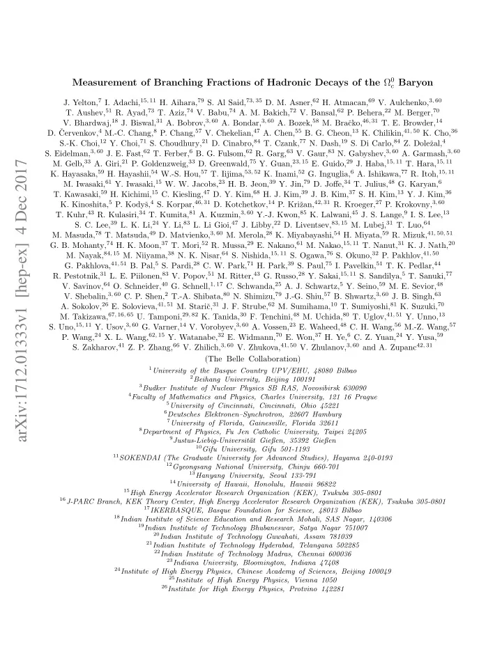 arxiv 1712 01333v1 hep ex 4 dec 2017