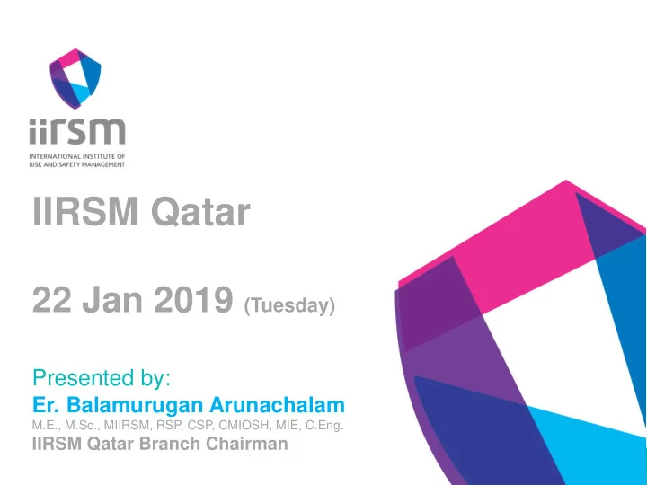 iirsm qatar