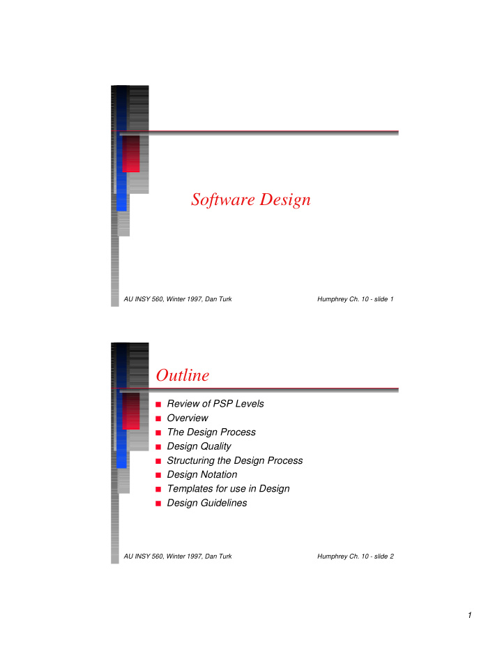 software design software design