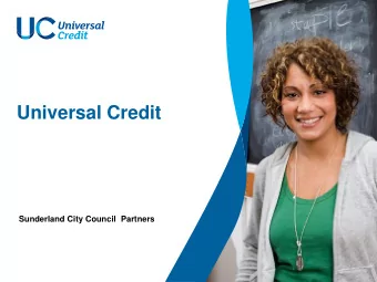 Universal Credit  Sunderland City Council  Partners  Universal Credit - overview  Housing  Benefit