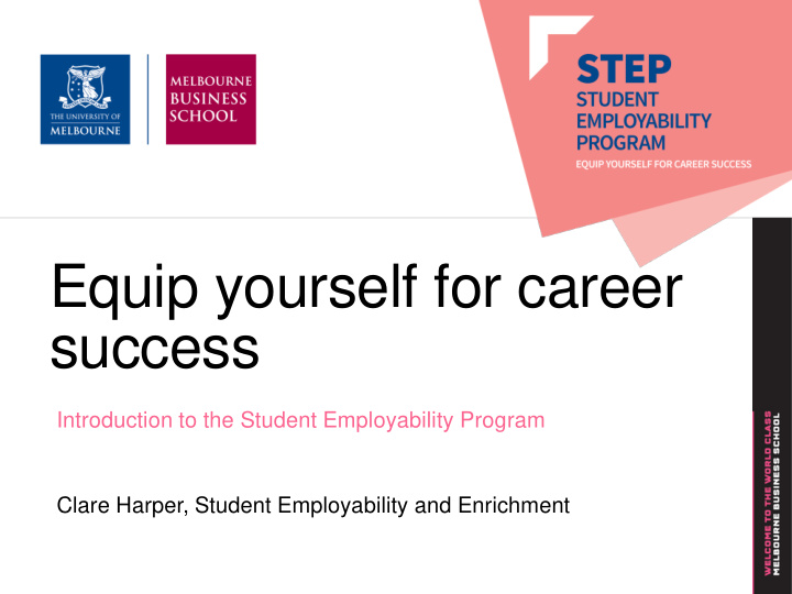 equip yourself for career