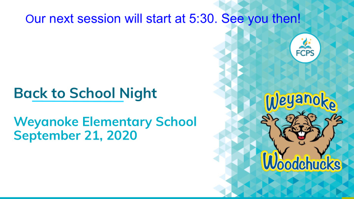 back to school night