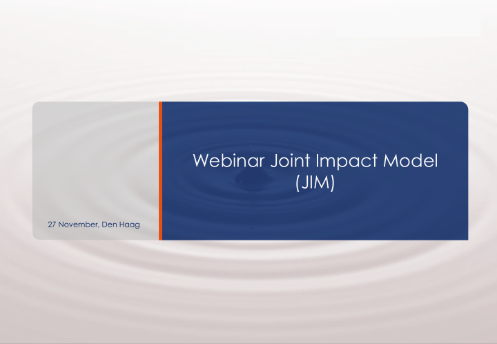 webinar joint impact model jim