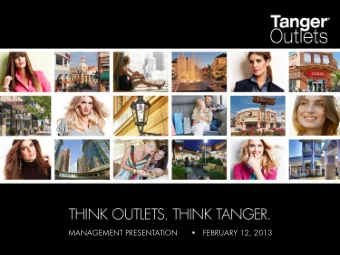 MANAGEMENT PRESENTATION         FEBRUARY 12, 2013  DISCLAIMER  2  This presentation includes