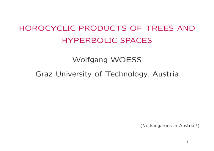 horocyclic products of trees and hyperbolic spaces