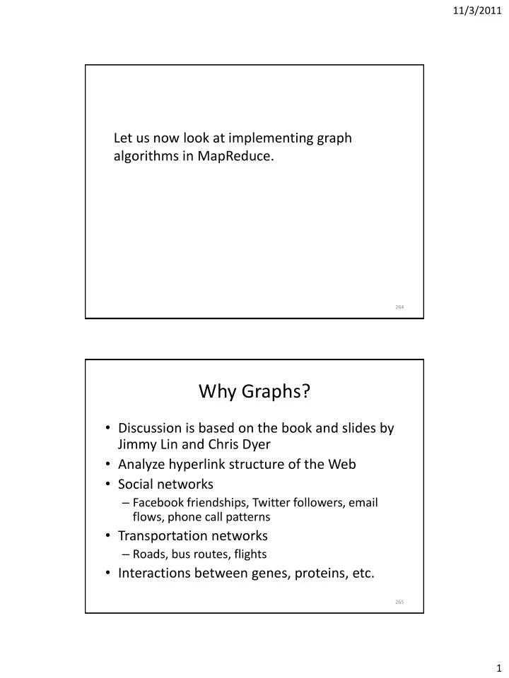 why graphs