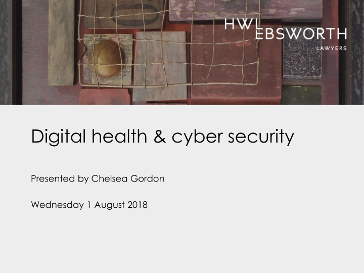 digital health cyber security