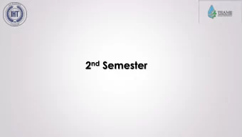 2 nd Semester  Topic 59:  A formal conversation Formal English is used in serious texts and