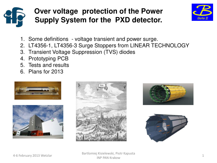 over voltage protection of the power supply system for