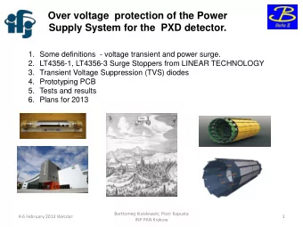 Over voltage  protection of the Power  Supply System for the  PXD detector.  1. Some definitions  -