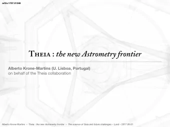 q~=W= ==^=  Alberto Krone-Martins (U. Lisboa,