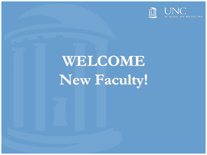 welcome new faculty orientation guide