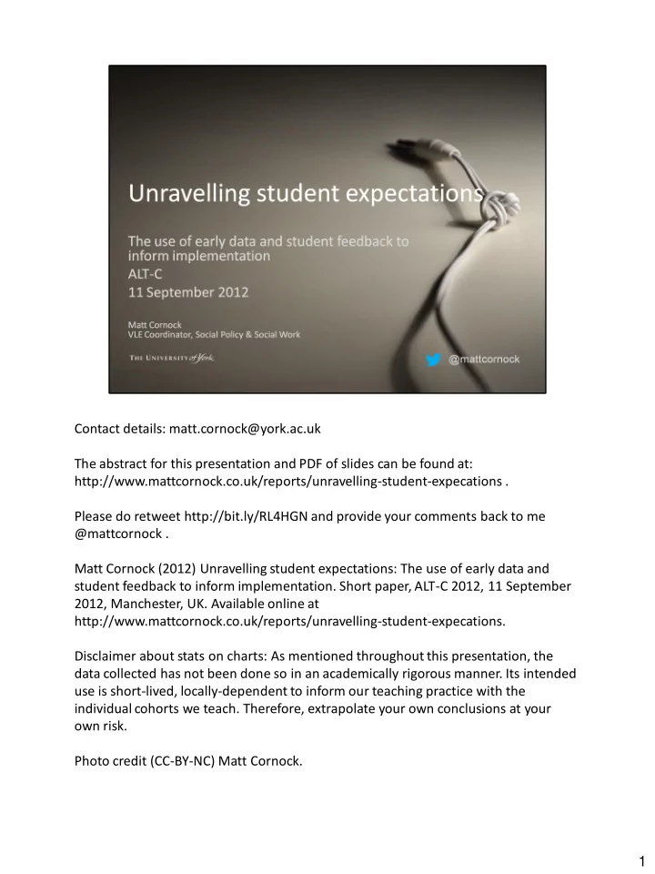 the abstract for this presentation and pdf of slides can