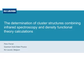 The determination of cluster structures combining  infrared spectroscopy and density functional