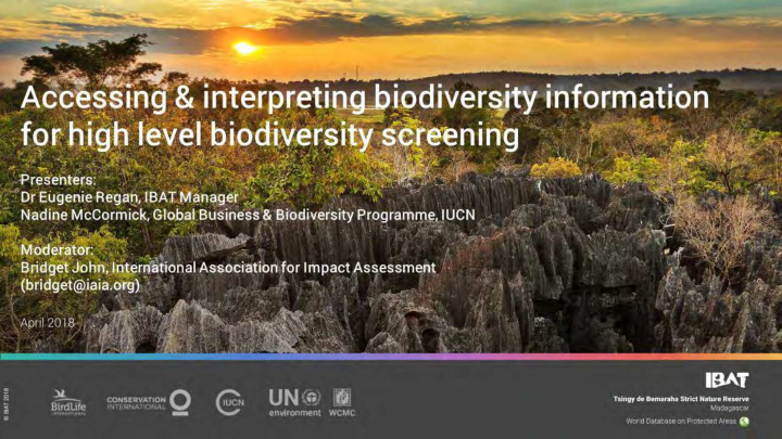 accessing ng interpreting b ng biodi diversity i infor