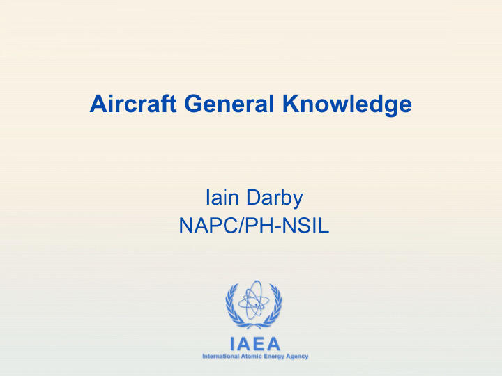 aircraft general knowledge