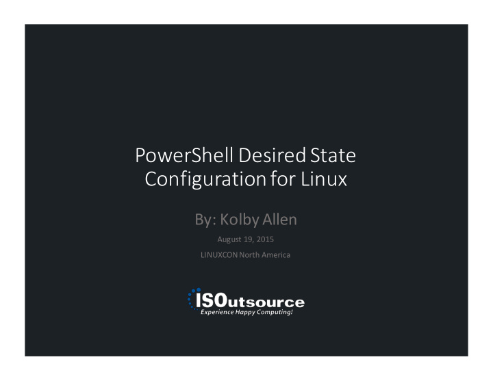 powershell desired state configuration for linux