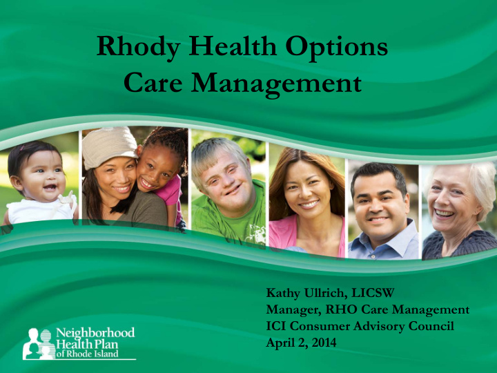 rhody health options care management