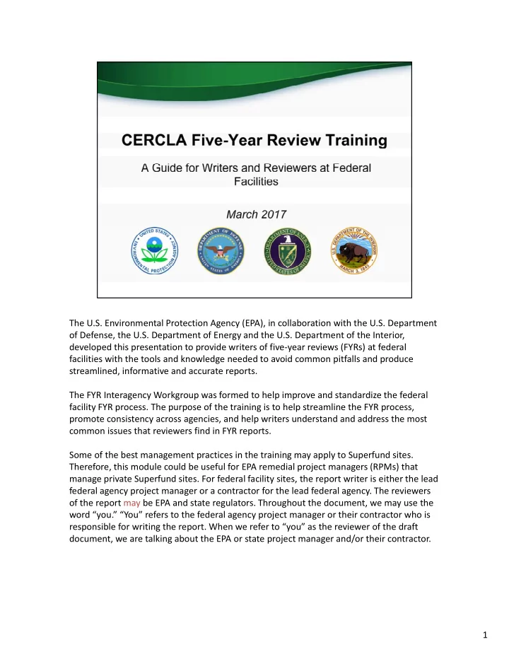 the u s environmental protection agency epa in