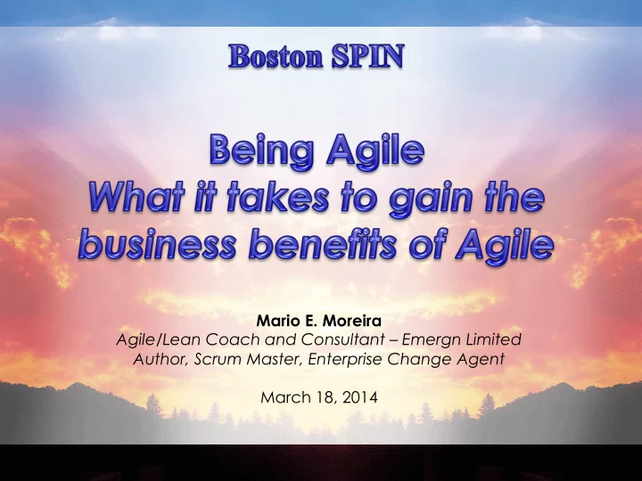 mario e moreira agile lean coach and consultant emergn